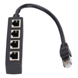 Adaptador De Cable De 1 A 4 Puertos Rj45 Splitter Smooth Tra