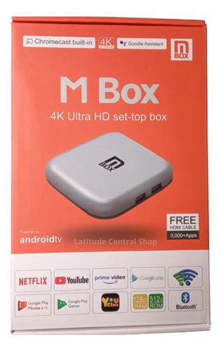 Tv Mbox Smart Android 4k Ultra Hd - 128 Ram - 512 Gb Rom