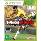 Pes 2018 Xbox 360 Original Mídia Física