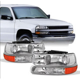 Kit Faros Y Cuartos Silverado Cheyenne 1999 2000 2002 Depo