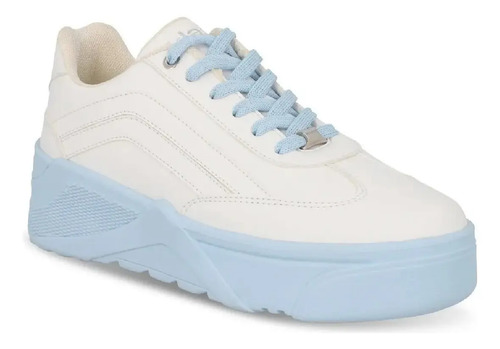 Tenis Blancos Sneaker Mujer Cklass 022-07