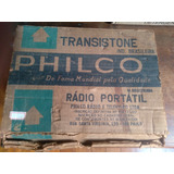Transistone Philco Antigo Rádio Gravador Na Caixa.