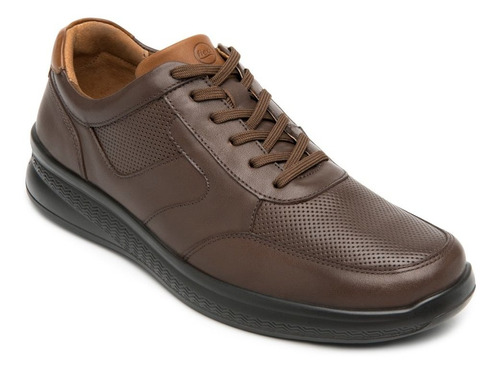 Oxford Chocolate Casual Piel Flexi Hombre 408204