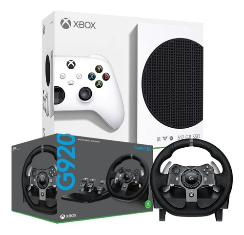 Console Xbox Series S + Volante Logitech G920 Xbox