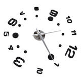 Kit De Reloj De Pared Digital 3d Para Bricolaje Con Escala D