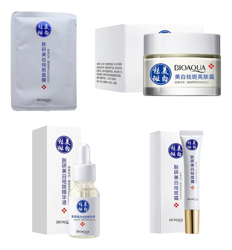 Kit Facial Blanqueador Bioaqua - mL a $156