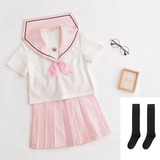 Falda Sakura Jk Uniform C Para Uniforme Escolar Japonés, Col