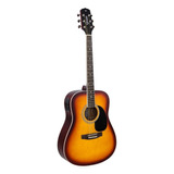 Violão Eletroacústica Giannini Performance Gd-1 Eq Para Destros Tobacco Sunburst