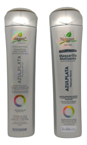 Kit Azul Plata Naissant Shampoo Y Mascarilla - Tono A Tono