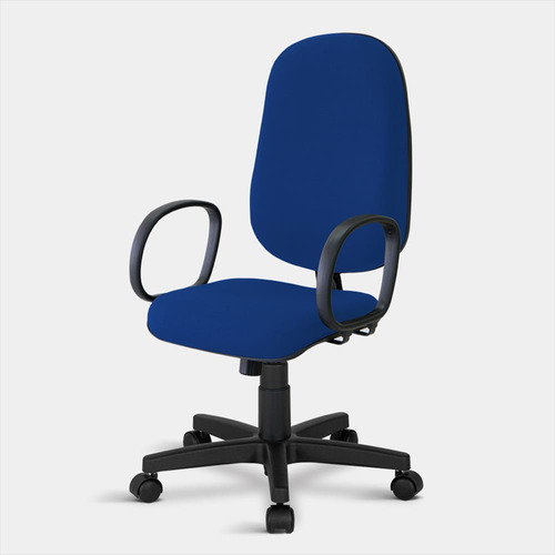 Cadeira Presidente Tecido Giratória Relax 5033 Azul