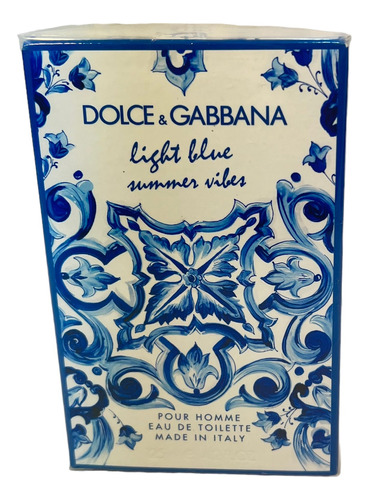 Dolce Gabbana Light Blue Summer Vibes Edt 125 Ml