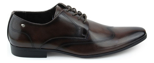 Zapato Casual Para Hombre Lob Footwear Pu Café 57804002
