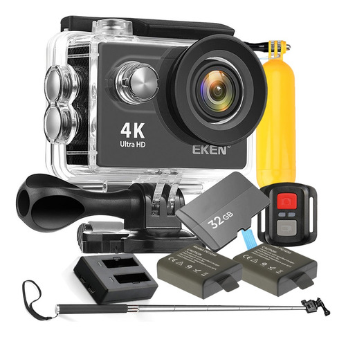 Câmera Eken H9r 4k + 32gb + Flutuante + Carregador + Brindes