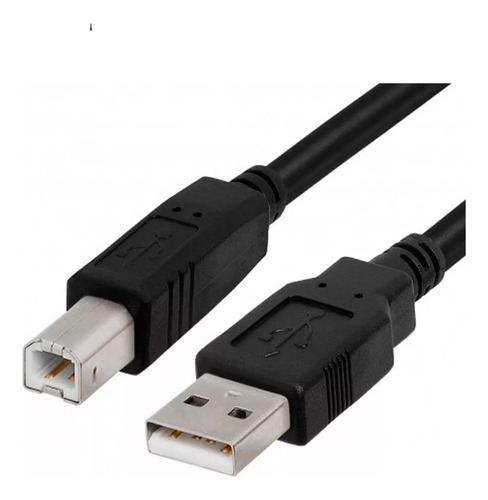 Cable De Impresora Usb A Usb Tipo B | Encauchado | 1.8 Mts