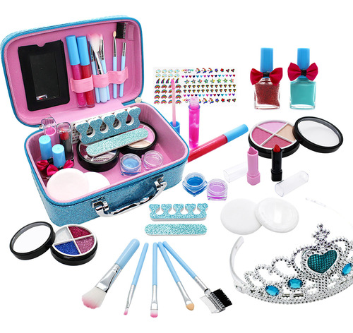 Kit De Maquillaje S Kids Para Niñas, Set De Maquillaje Real