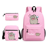 Mochilas De Gato Dibujos Animados Kawaii Estudiante Linda