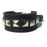 Pulsera De Cuero Con Tachas Unisex Brazalete De Cuero Tachas