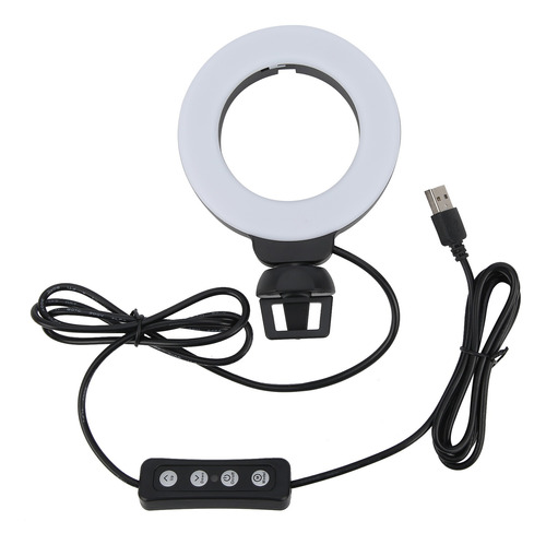 Aro De Luz De Relleno Led Suave Pequeño De 4 In 3 Colores