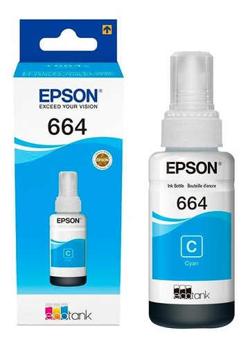 Tinta Epson 664 Botella T664 