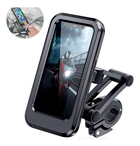 Soporte Celular Moto Impermeable Bicicleta Brazo Extensor