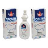 Kit 2x Topline Pour-on 1 Lt - Carrapaticida E Inseticida