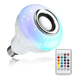 Bombillo Parlante Con Luz Bluetooth Multicolores 