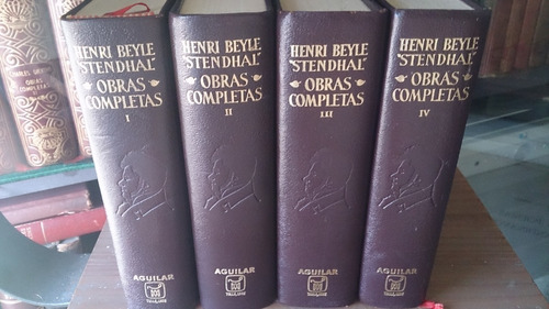 Stendhal -henri Beyle- Obras Completas 4 Tomos Aguilar 1964
