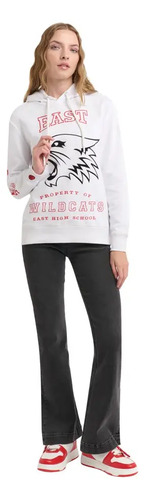 Sudadera Ropa Casual High School Musical Dslc Blanco Mujer