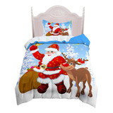 Christmas Quilt Comforter - 3d Digital Printing Pattern