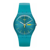 Reloj Swatch Rebel Turquoise Silicona