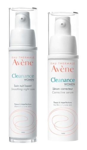 Combo Avene Cleanance Women X30 Ml + Serum Corrector X30 Ml