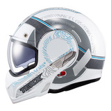 Capacete Robocop Texx Stratos Topographic Articulado 180°