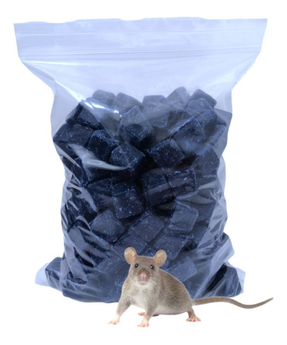 Veneno Ratas Cubo Rodenticida Anticoagulante Mata Ratas 1kg