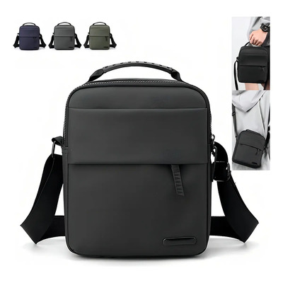 Ninzi® Bolso De Mensajero Bolso Casual Bolso De Hombro Para Hombre Color De Negro | MercadoLibre
