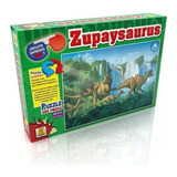 Puzzle Reversibles Zupaysaurus 204 Pcz Con Anteojos 3d-lanús