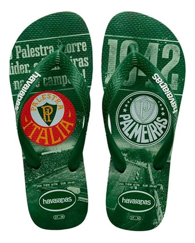 Chinelo Havaianas Futebol Raiz Palmeiras Fc