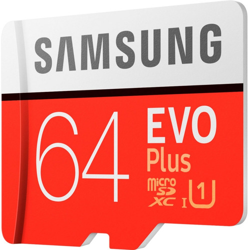 Tarjeta Memoria Micro Sd 64gb Samsung Evo+clase 10 Graba 4k