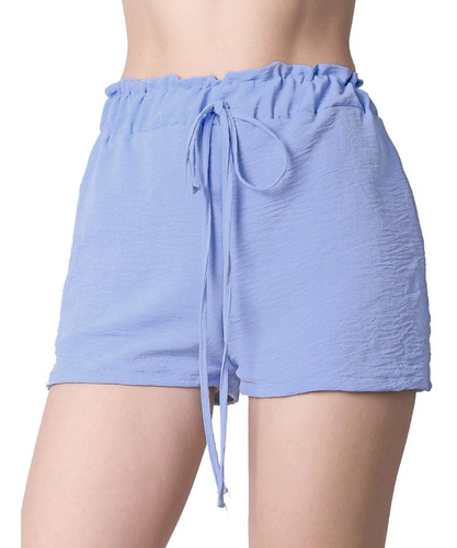 Short Casual Recto Mujer Azul Stfashion 52404606