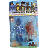 Muñecos Five Nights At Freddys  Desarmable Con Luz Varios X2