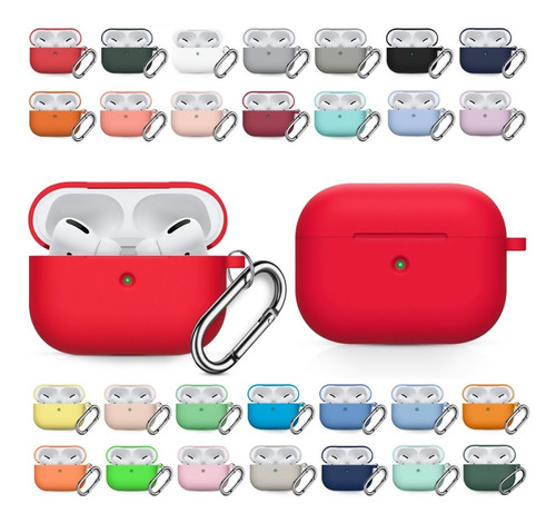 Capa Case Silicone Para Apple AirPods Pro Proteção Protege 