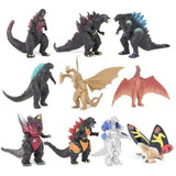 10 Figuras De Acción De Juguete Godzilla Mini Dinosaurios