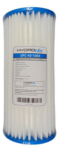 Filtro Plisado Hydronix 4.5x10 Big Blue Micraje A Escojere