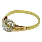 Anillo Cintillo Oro 18k Brillante 0,25ct T12