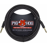 Pig Hog Pch20bk Cable Para Guitarra O Bajo 6 Metros