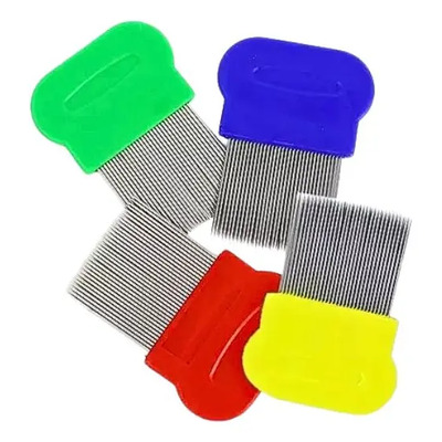 Paq. 2 Peines Para Piojos De Acero Inoxidable Liendre&pulgas | MercadoLibre