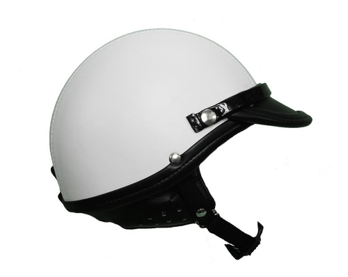 Casco Choper Policia Y Particulares Moto Blanco