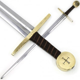 Espada Medieval Templaria 1,00m