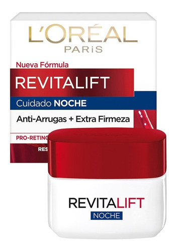 Crema L'oréal  Hidratante Antiarrugas Noche Revitalift 50ml