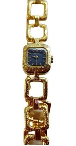 Relógio De Pulso Antigo Seiko Feminino Bracelete  Dourado