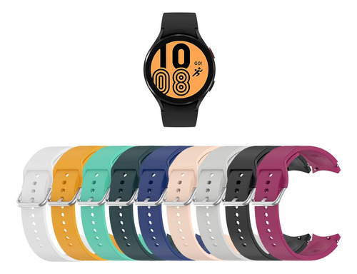 4 Pulseiras Para Galaxy Watch5 40mm, 44mm Ou 45mm Pro